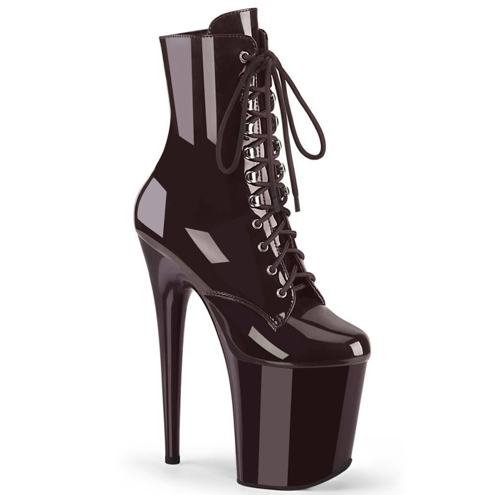 Pleaser - FLAMINGO1020 Bottes de plateforme, Pole dance chaussures - Marron Product image